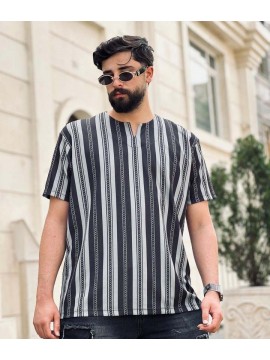 تیشرت خفن یقه کوبایی 1645